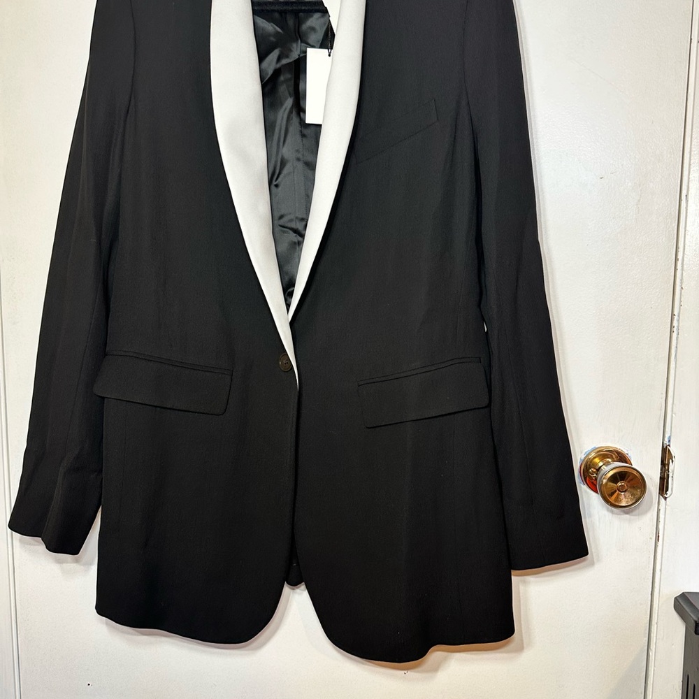 Isabel Marant Black Jacket with Cream Lapel